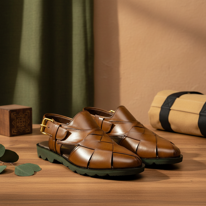 Shoe Pair with Matching Color Combination