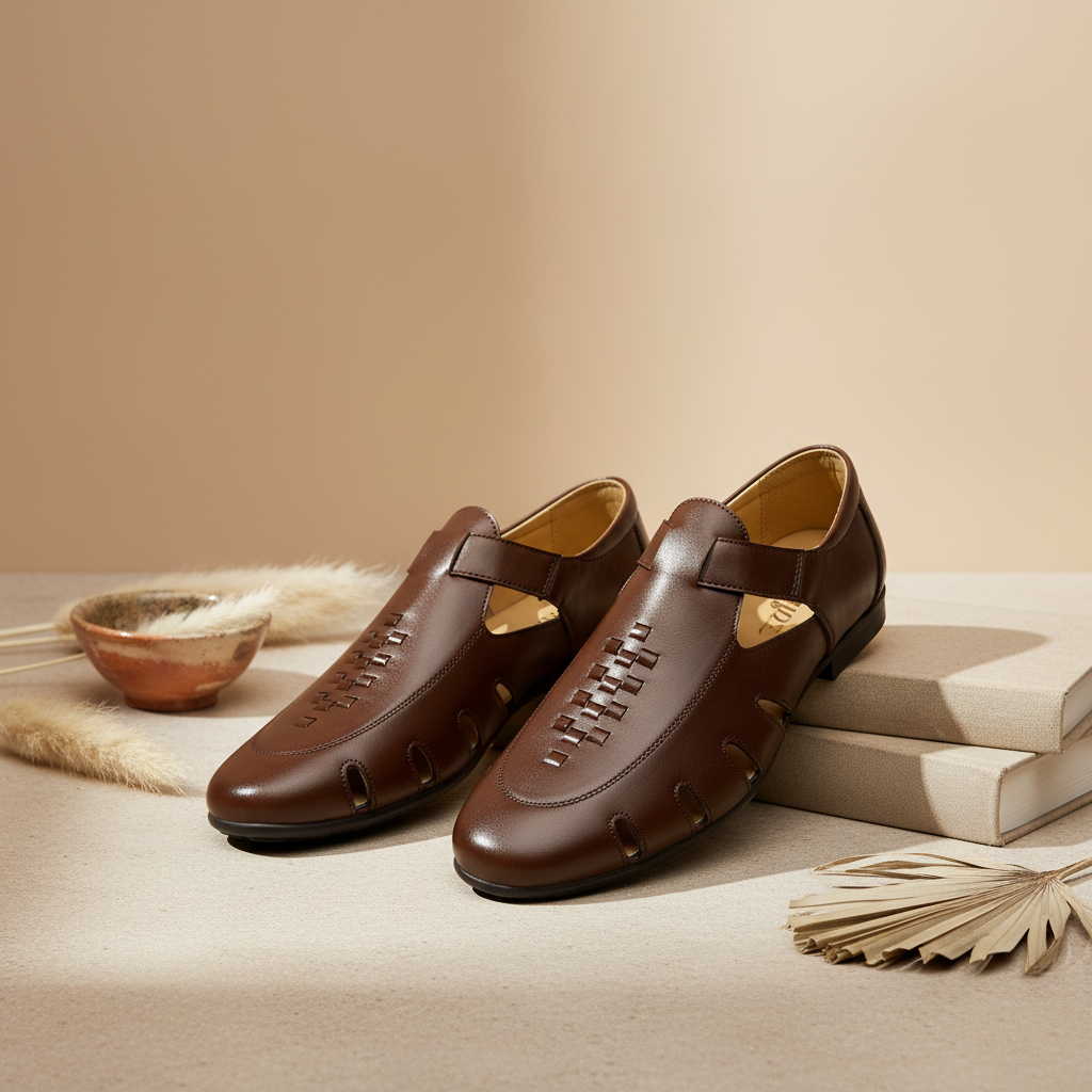 Shoe Pair with Matching Color Combination