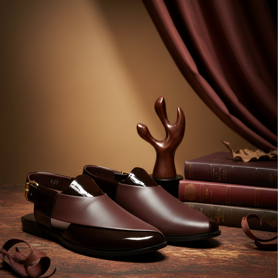 Shoe Pair with Matching Color Combination