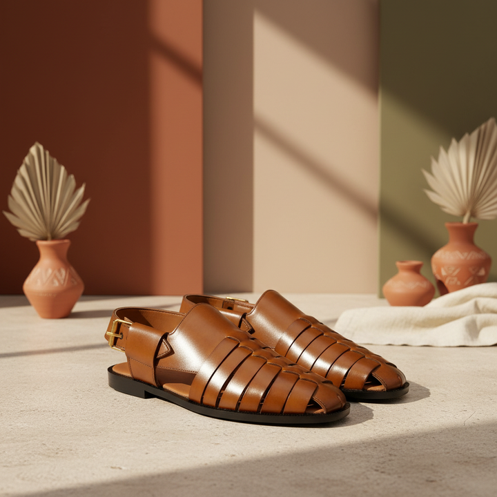Shoe Pair with Matching Color Combination