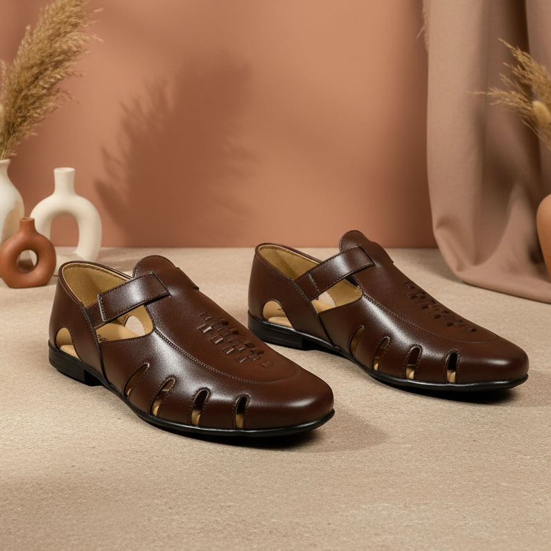 Shoe Pair with Matching Color Combination